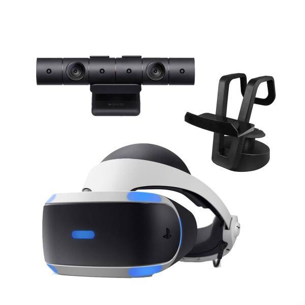 مجموعه عینک واقعیت مجازی سونی مدل PlayStation VR به همراه دوربین، Sony PlayStation VR With Camera