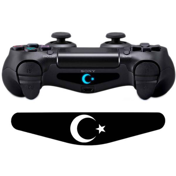 برچسب دوال شاک 4 ونسونی طرح فوتبال ملی ترکیه، Wensoni Turkey National Football DualShock 4 Lightbar Sticker