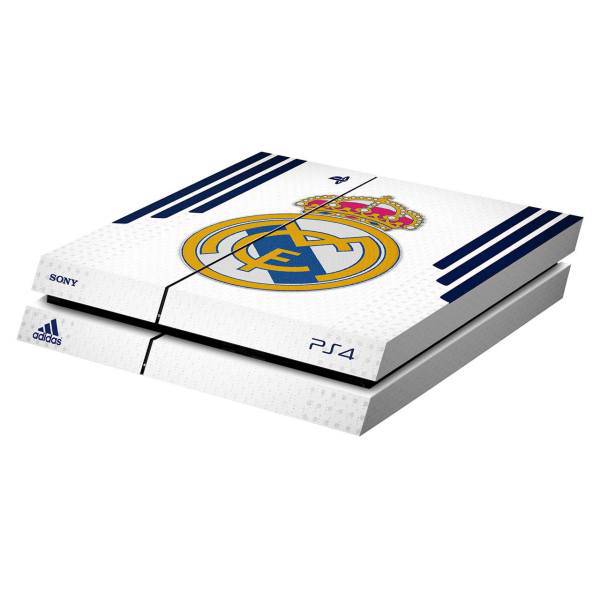 برچسب افقی پلی استیشن 4 ونسونی طرح Real Madrid CF White 2016، Wensoni Real Madrid CF White 2016 PlayStation 4 Horizontal Cover