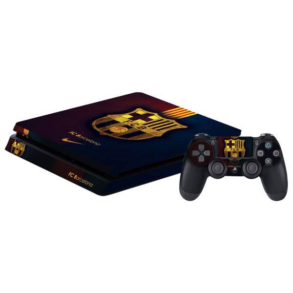 برچسب افقی پلی استیشن 4 گراسیپا طرح Barca، Grasipa Barca PlayStation 4 Horizontal Cover