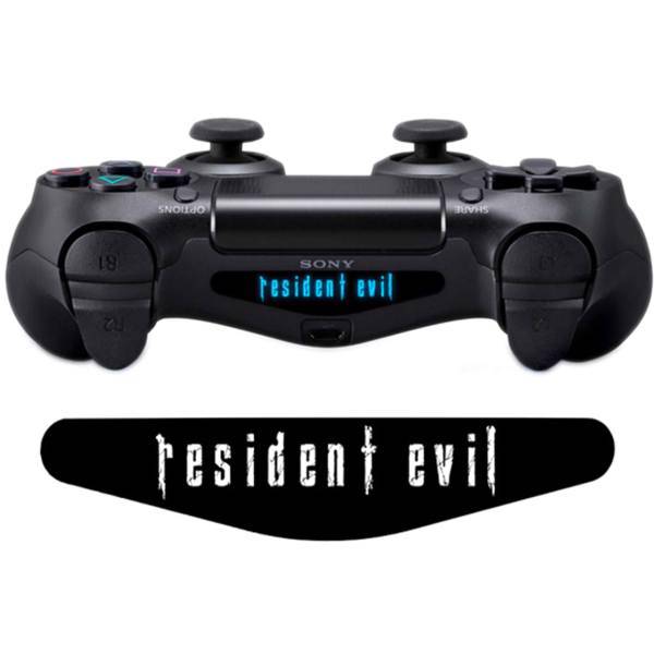 برچسب دوال شاک 4 ونسونی طرح Resident Evil، Wensoni Resident Evil DualShock 4 Lightbar Sticker