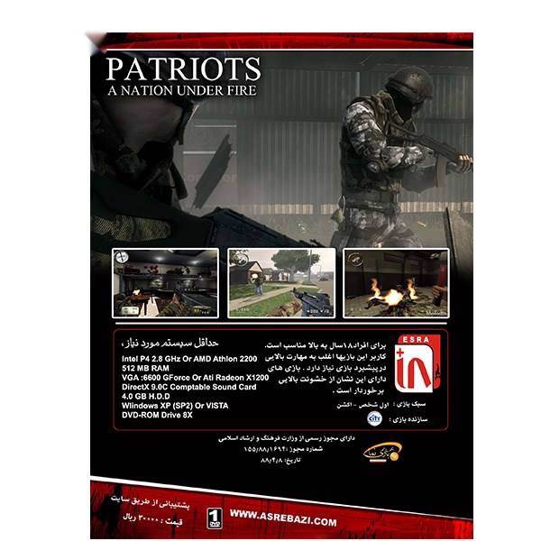 بازی کامپیوتری Patriots Under Fire، Patriots Under Fire PC Game