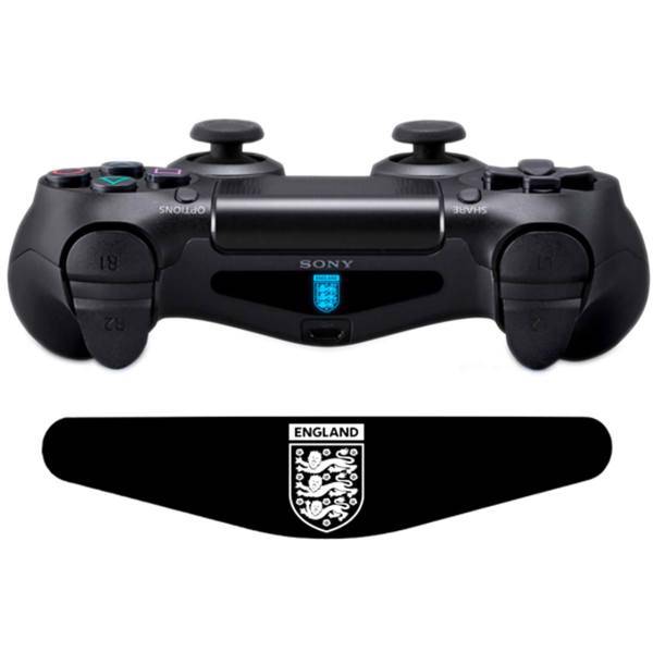 برچسب دوال شاک 4 ونسونی طرح فوتبال ملی انگلیس، Wensoni England National Football DualShock 4 Lightbar Sticker