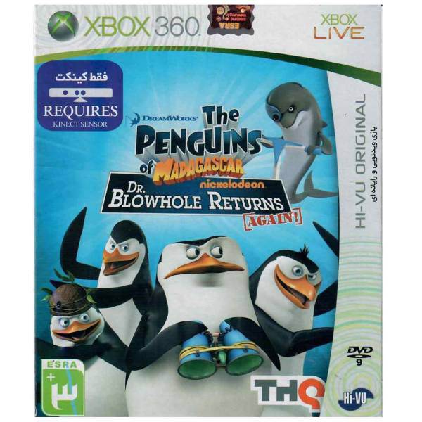 بازی The Penguins Of Madagascar مخصوص ایکس باکس360، The Penguins Of Madagascar For Xbox360 Game