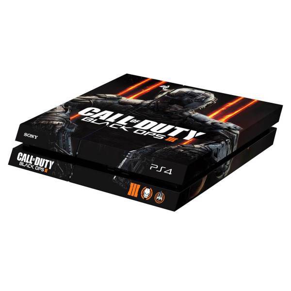 برچسب افقی پلی استیشن 4 ونسونی طرح Black OPS3، Wensoni Black OPS3 PlayStation 4 Horizontal Cover