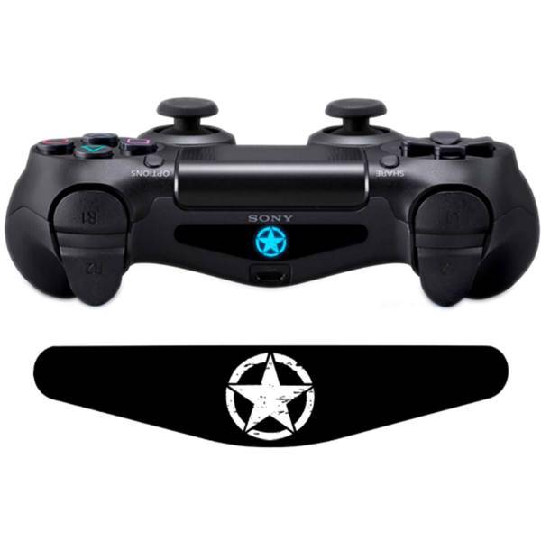 برچسب دوال شاک 4 ونسونی طرح Jeep Star، Wensoni Jeep Star DualShock 4 Lightbar Sticker