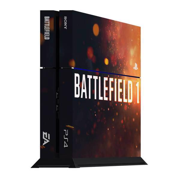 برچسب عمودی پلی استیشن 4 ونسونی طرح Battlefiled Logo، Wensoni Battlefiled Logo PlayStation 4 Vertical Cover