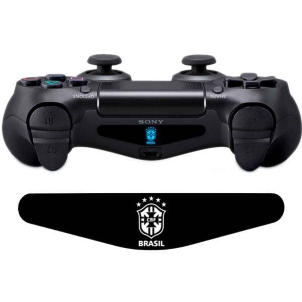 برچسب دوال شاک 4 ونسونی طرح فوتبال ملی برزیل، Wensoni Brazil National Football DualShock 4 Lightbar Sticker