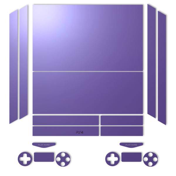 برچسب ماهوت مدل Purple Color Special مناسب برای کنسول بازی PS4، MAHOOT Purple Color Special Sticker for PS4