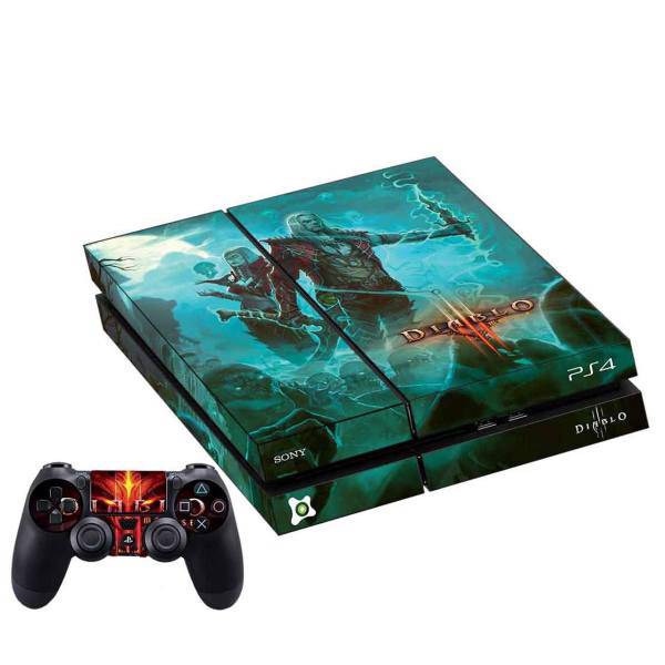 برچسب افقی پلی استیشن 4 آی گیمر طرح Diablo، IGamer Diablo Play Station 4 Horizontal Cover