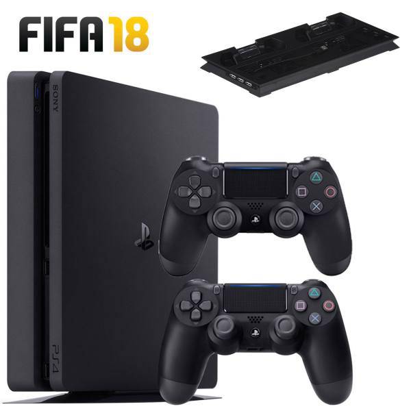 مجموعه کنسول بازی سونی مدل Playstation 4 Slim کد CUH-2116A Region 2 - ظرفیت 500 گیگابایت، Sony Playstation 4 Slim Region 2 CUH-2116A 500GB Bundle Game Console