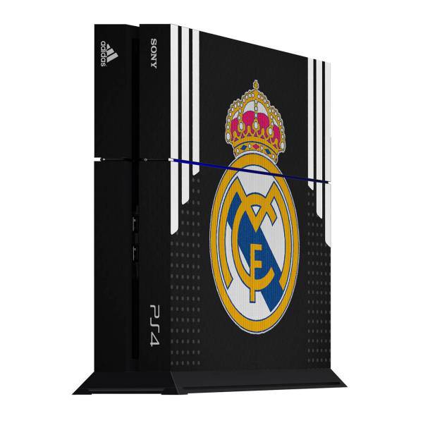 برچسب عمودی پلی استیشن 4 ونسونی طرح Real Madrid CF Black 2016، Wensoni Real Madrid CF Black 2016 PlayStation 4 Vertical Cover