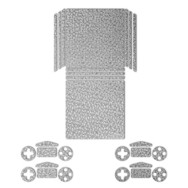 برچسب ماهوت مدلSilver Silicon Texture مناسب برای کنسول بازی PS4 Pro، MAHOOT Silver Silicon Texture Sticker for PS4 Pro