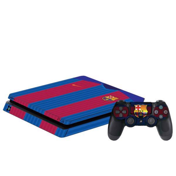 برچسب پلی استیشن 4 اسلیم آی گیمر طرح Barca، IGamer Barca Play Station 4 Slim Cover