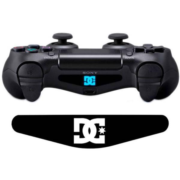 برچسب دوال شاک 4 ونسونی طرح DC Logo، Wensoni DC Logo DualShock 4 Lightbar Sticker