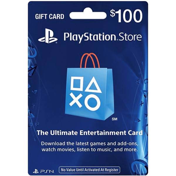 100 dollar playstation card