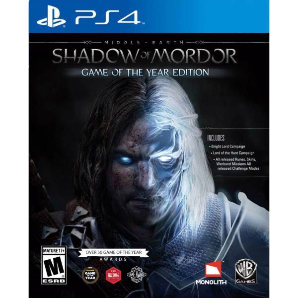 بازی Shadow of Mordor: Game of the Year Edition مخصوص PS4، Shadow of Mordor: Game of the Year Edition PS4 Game