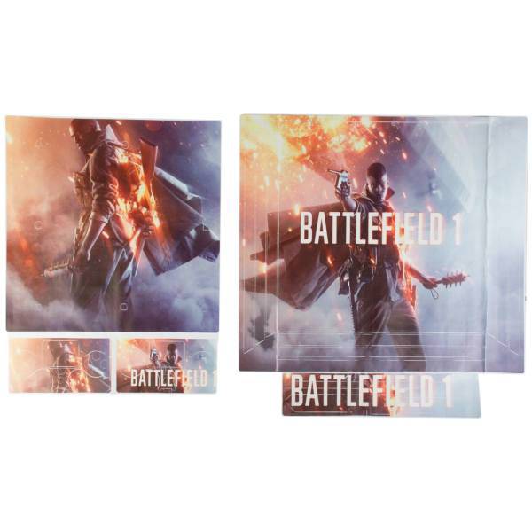 برچسب پلی استیشن 4 پرو مدل Battlefield، Battlefield PlayStation 4 Pro Cover