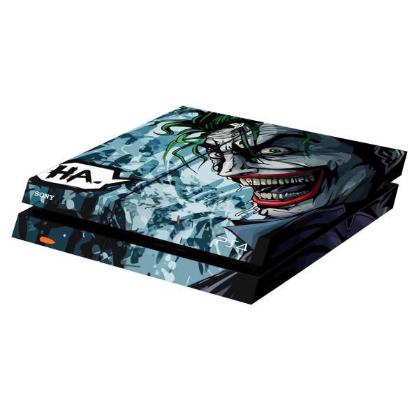 برچسب افقی پلی استیشن 4 ونسونی طرح Comic Joker، Wensoni Comic Joker PlayStation 4 Horizontal Cover