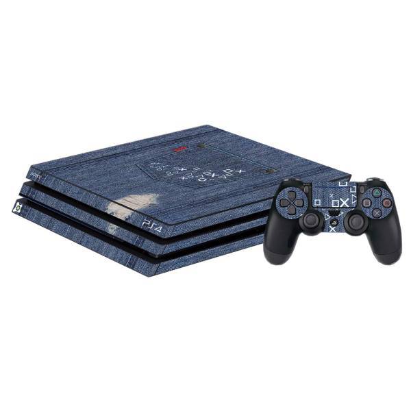 برچسب پلی استیشن 4 Pro آی گیمر طرح Jean، IGamer Jean Play Station 4 Pro Cover