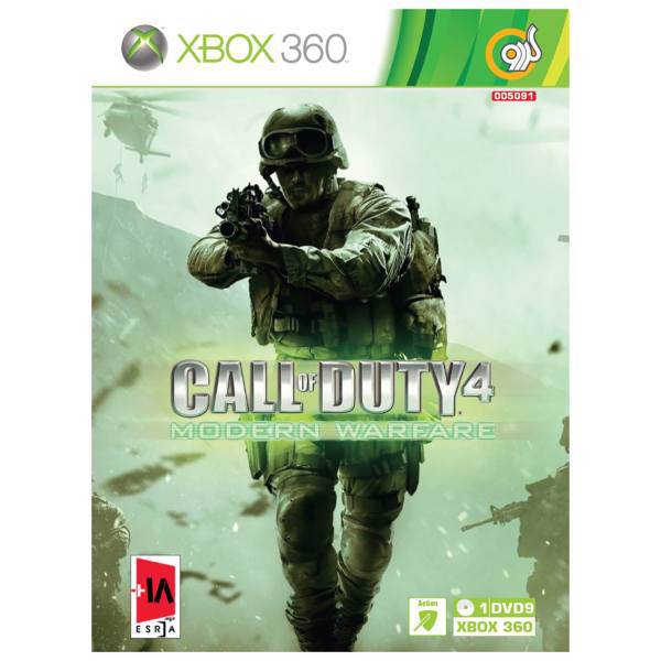 بازی Call Of Duty 4 Modern Warfare مخصوص Xbox 360، Call Of Duty 4 Modern Warfare Xbox 360 Game