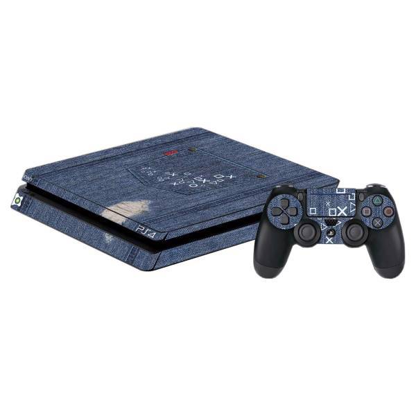 برچسب پلی استیشن 4 اسلیم آی گیمر طرح Jean، Igamer Jean Play Station 4 Slim Cover