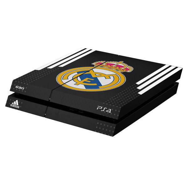 برچسب افقی پلی استیشن 4 ونسونی طرح Real Madrid CF Black 2016، Wensoni Real Madrid CF Black 2016 PlayStation 4 Horizontal Cover