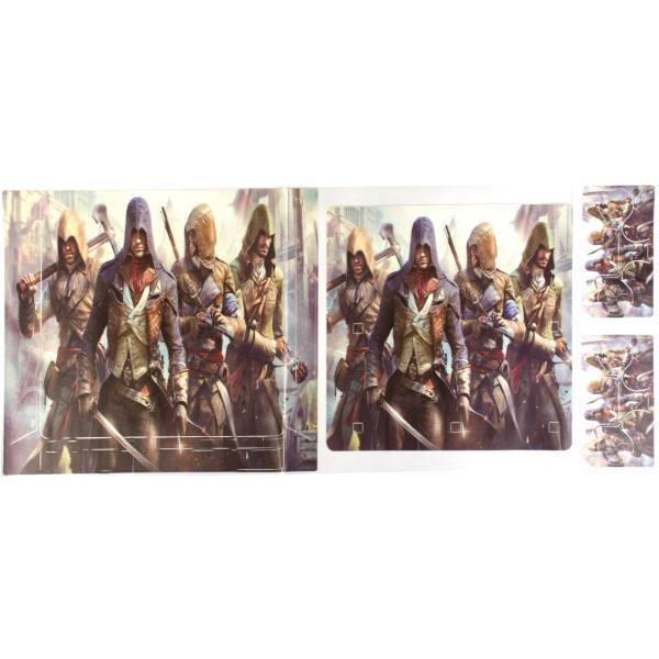 برچسب پلی استیشن 4 اسلیم مدل Assassin Creed، Assassin Creed PlayStation 4 Slim Cover