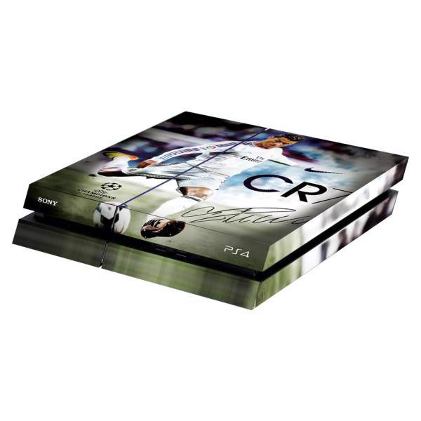 برچسب افقی پلی استیشن 4 گراسیپا طرح CR7-01، Grasipa CR7-01 PlayStation 4 Horizontal Cover