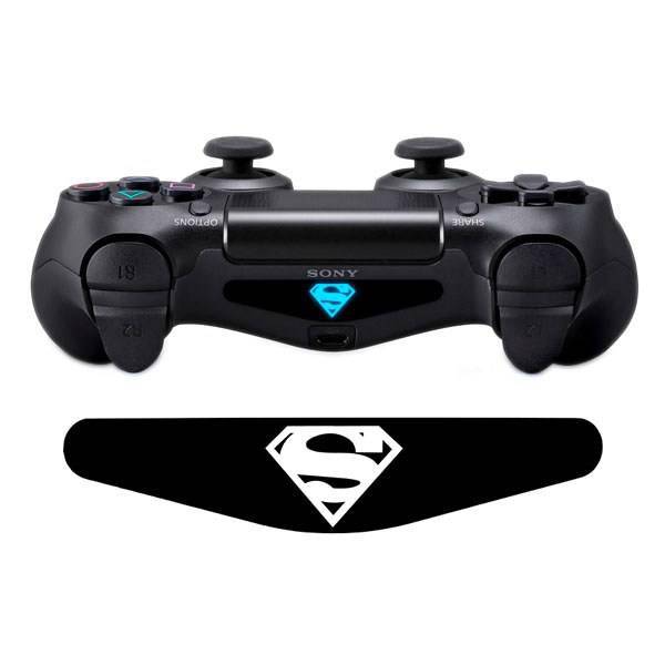 برچسب دوال شاک 4 ونسونی طرح سوپرمن، Wensoni Superman DualShock 4 Lightbar Sticker