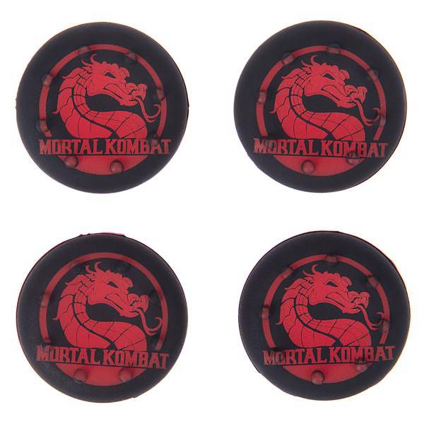 روکش سیلیکونی آنالوگ استیک مدل Mortal Kombat Logo، Mortal Kombat Logo Analog Stick Silicon Thumb Grip