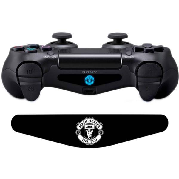 برچسب دوال شاک 4 ونسونی طرح منچستر یونایتد، Wensoni Manchester United DualShock 4 Lightbar Sticker