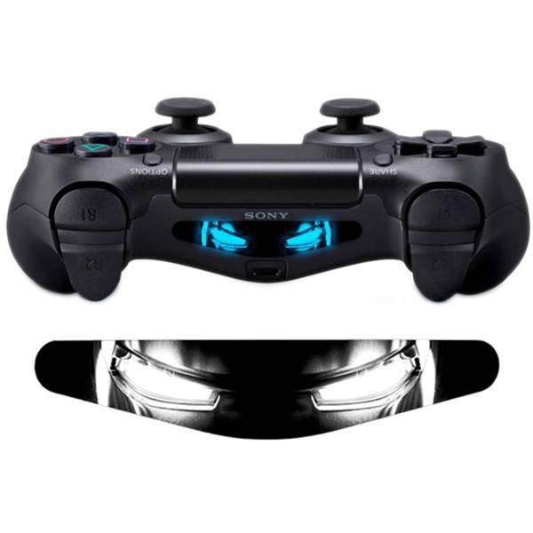 برچسب دوال شاک 4 ونسونی طرح Iron Eyes، Wensoni Iron Eyes DualShock 4 Lightbar Sticker