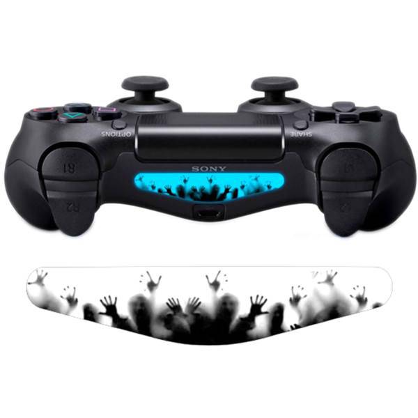 برچسب دوال شاک 4 ونسونی طرح زامبی های وحشی، Wensoni Wild Zombies DualShock 4 Lightbar Sticker