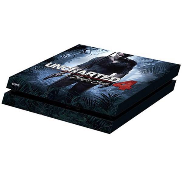 برچسب افقی پلی استیشن 4 ونسونی طرح Uncharted 4، Wensoni Uncharted 4 PlayStation 4 Horizontal Cover