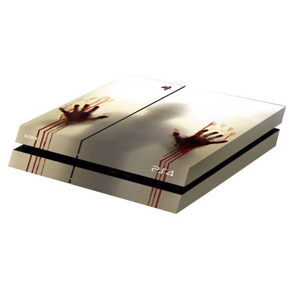 برچسب افقی پلی استیشن 4 ونسونی طرح Bloody Hands، Wensoni Bloody Hands PlayStation 4 Horizontal Cover