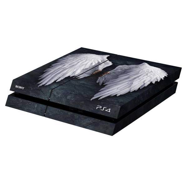 برچسب افقی پلی استیشن 4 ونسونی طرح Angel Wings، Wensoni Angel Wings Play Station 4 Horizontal Cover