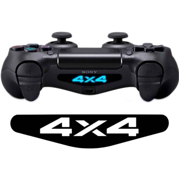 برچسب دوال شاک 4 ونسونی طرح 4 × 4، Wensoni 4 X 4 DualShock 4 Lightbar Sticker