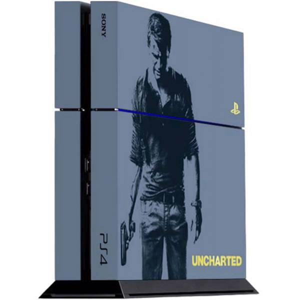 برچسب عمودی پلی استیشن 4 ونسونی طرح UnCharted Bundle، Wensoni Uncharted PlayStation 4 Vertical Cover