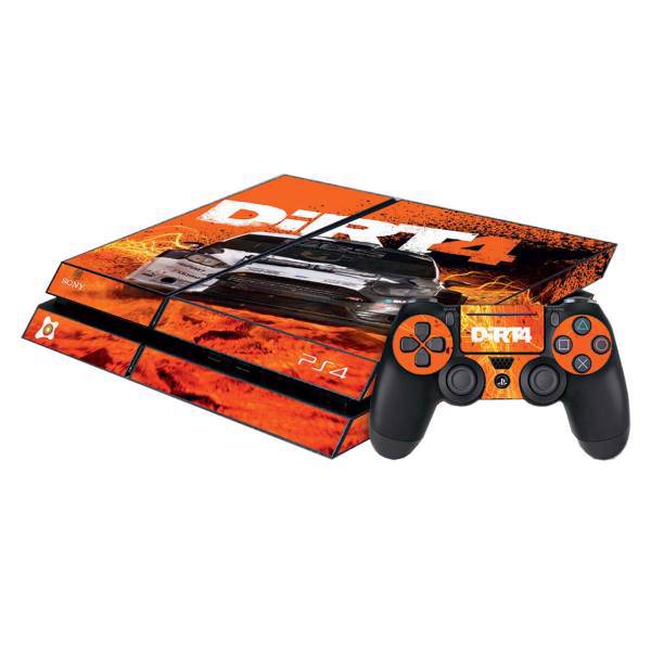 برچسب افقی پلی استیشن 4 آی گیمر طرح Dirt 4، IGamer Assassis Dirt 4 Play Station 4 Horizontal Cover