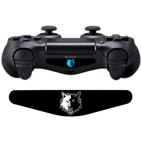 برچسب دوال شاک 4 ونسونی طرح مینه‌سوتا تیمبرولوز، Wensoni Minnesota Timberwolves DualShock 4 Lightbar Sticker