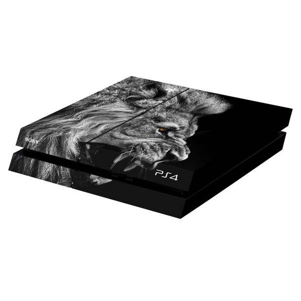 برچسب افقی پلی استیشن 4 ونسونی طرح Roar Of The King، Wensoni Roar Of The King PlayStation 4 Horizontal Cover