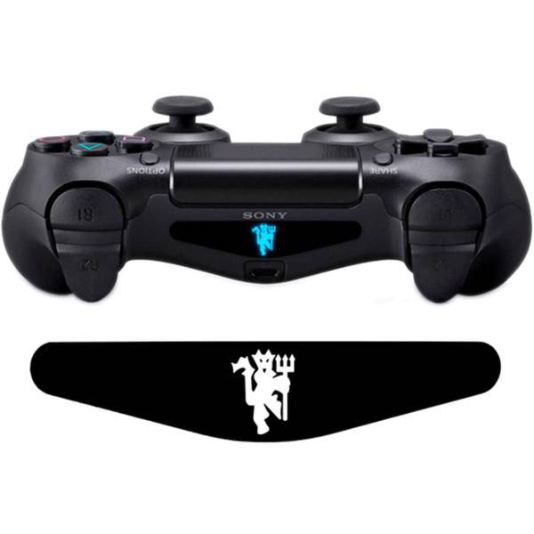 برچسب دوال شاک 4 ونسونی طرح Man United، Wensoni Man United DualShock 4 Lightbar Sticker