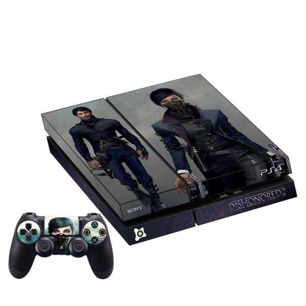 برچسب افقی پلی استیشن 4 آی گیمر طرح Dishonored 02، IGamer Dishonored 02 PlayStation 4 Horizontal Cover