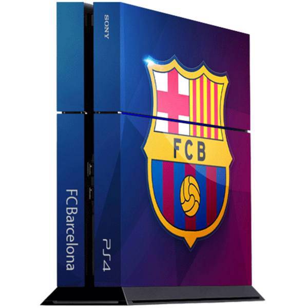 برچسب عمودی پلی استیشن 4 ونسونی طرح FC Barcelona، Wensoni FC Barcelona PlayStation 4 Vertical Cover