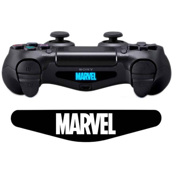 برچسب دوال شاک 4 ونسونی طرح Marvel، Wensoni Marvel DualShock 4 Lightbar Sticker