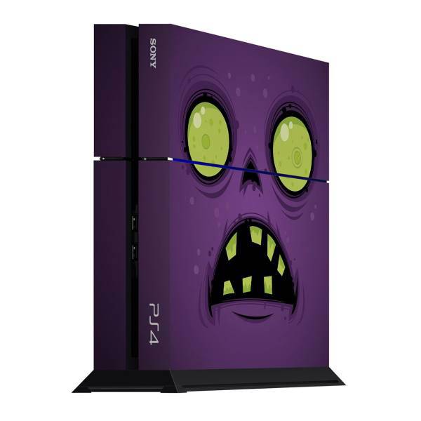 برچسب عمودی پلی استیشن 4 ونسونی طرح Zombie Face، Wensoni Zombie Face PlayStation 4 Vertical Cover