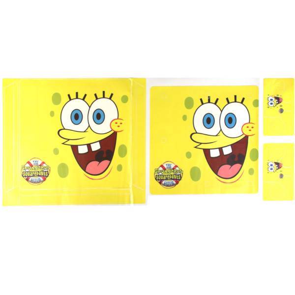 برچسب پلی استیشن 4 اسلیم مدل Spongbob، Spongbob PlayStation 4 Slim Cover