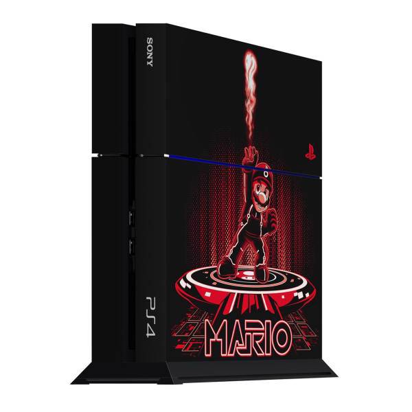 برچسب عمودی پلی استیشن 4 ونسونی طرح Mariotron، Wensoni Mariotron PlayStation 4 Vertical Cover