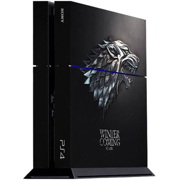 برچسب عمودی پلی استیشن 4 ونسونی طرح Winter Is Coming Stark، Wensoni Winter Is Coming Stark PlayStation 4 Vertical Cover